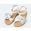 Il Gufo sandals with 3D flower beige