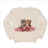 T- Shirt T- Shops Pullover “Katzen” beige
