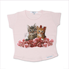 T-Shirt T-Shops Girls Swarovski “Kittens” Top