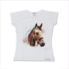 T- Shirt T- Shops Shirt “Pferd” weiß