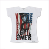 T- Shirt T- Shops Shirt “American Girl” weiß