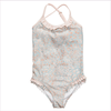 Miss Blumarine Girls Pale Pink and Blue Swimsuit