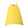 Miss Blumarine Girls Yellow Pleated Dress