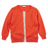 Il Gufo Orange Fine Knitted Cardigan