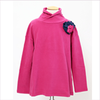Il Gufo Sweatshirt  mit 3D Blüte pink