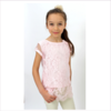 ELSY Girl Spitzen Shirt "FIONA" in rosa doppellagig mit Top
