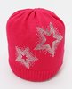 Catya Sommermütze pink mit Kristall-Sternen