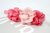 Il Gufo Haarreif mit 3D Blumen in rosa-pink