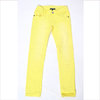 DKNY Girls Yellow Stretch Cotton Jeans