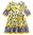 Patachou Girls Yellow Cotton Dress